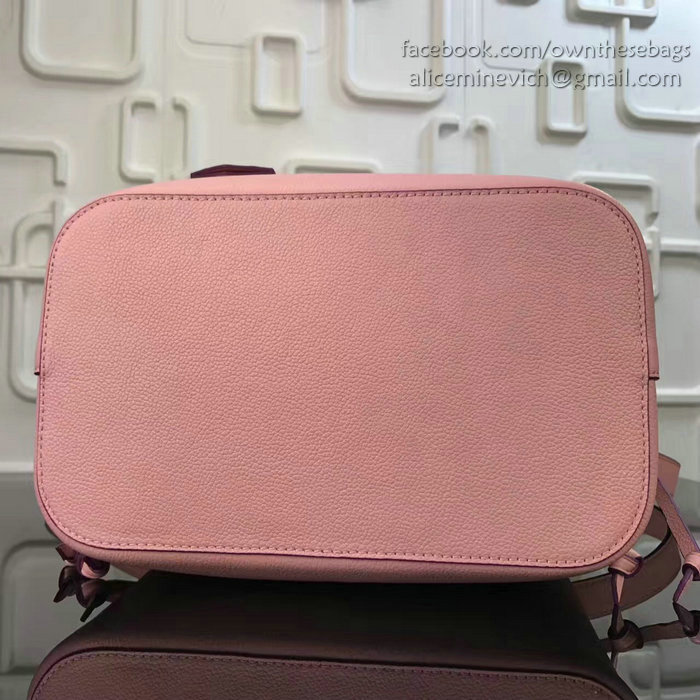 Louis Vuitton Soft Calfskin Lockme Bucket Pink M54677
