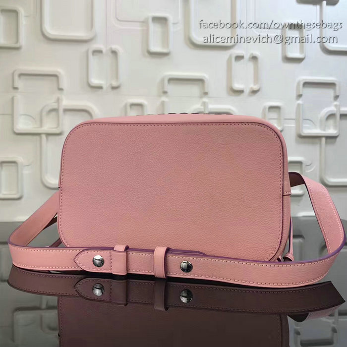 Louis Vuitton Soft calfskin Lockme Bucket Pink M54681