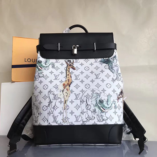 Louis Vuitton Animals Steamer Backpack White M43296