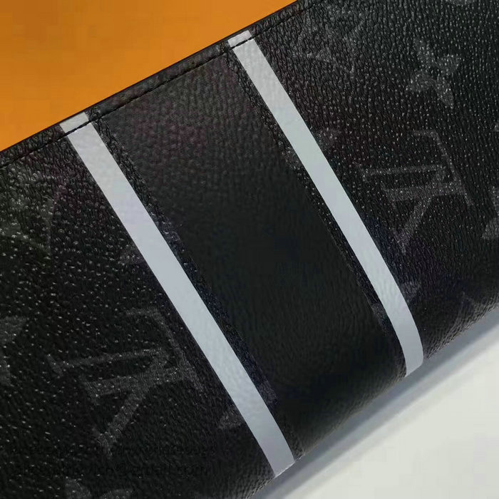 Louis Vuitton Monogram Eclipse Canvas Brazza Wallet M64438