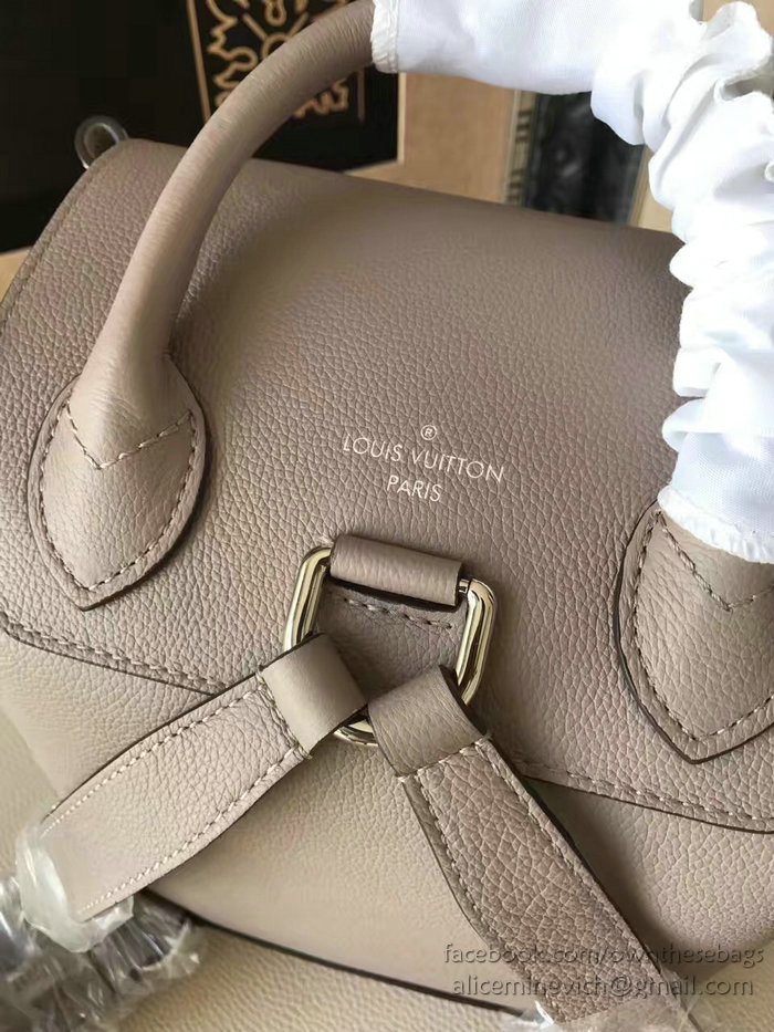 Louis Vuitton Soft Calfskin Lockme Backpack Light Grey M41815