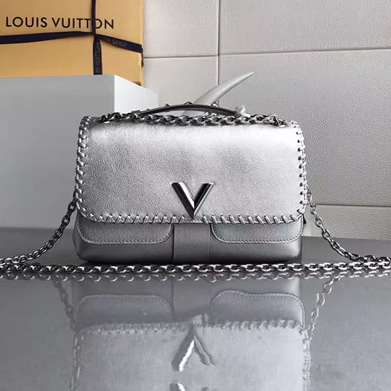 Louis Vuitton Very Chain Bag Silver M43201