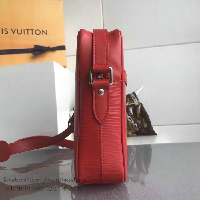 Louis Vuitton Epi Leather Supreme x Danube PM Red M53417