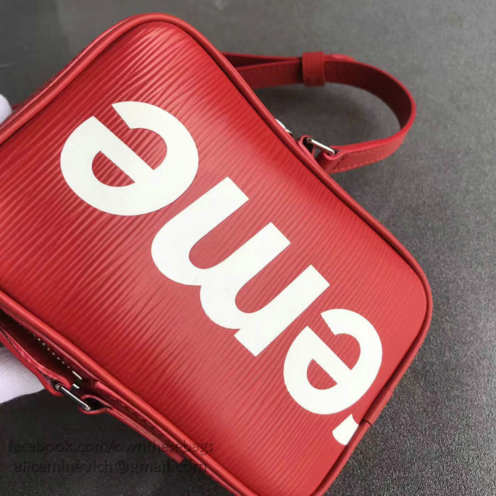 Louis Vuitton Epi Leather Supreme x Danube PPM Red M53434