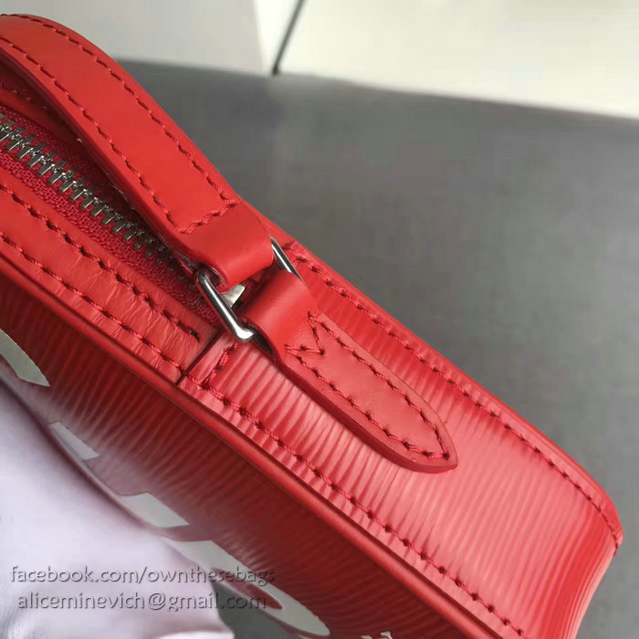 Louis Vuitton Epi Leather Supreme x Danube PPM Red M53434