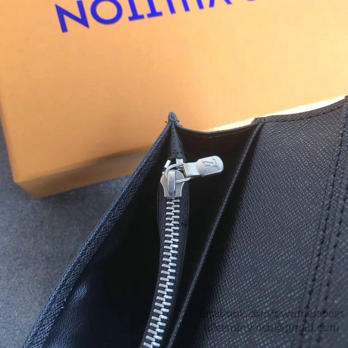 Louis Vuitton Epi Leather Supreme X Brazza Wallet Noir M60622