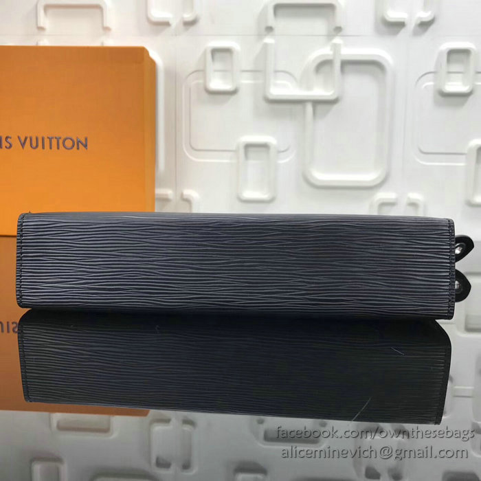 Louis Vuitton Epi Leather Supreme X Pochette Voyage MM Black M66888