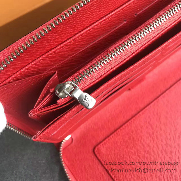 Louis Vuitton Epi Leather Supreme X Zippy Wallet Red M60305