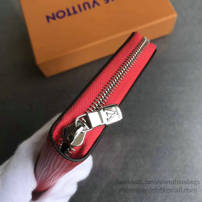 Louis Vuitton Epi Leather Supreme X Zippy Wallet Red M60305