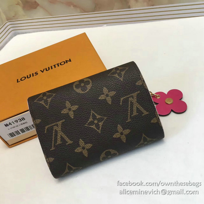 Louis Vuitton Monogram Canvas Victorine Wallet Fuchsia M62360