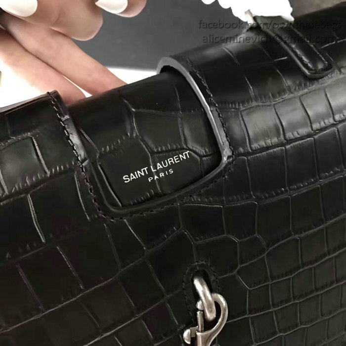 Saint Laurent Medium Charlotte Messenger Bag Black 466561