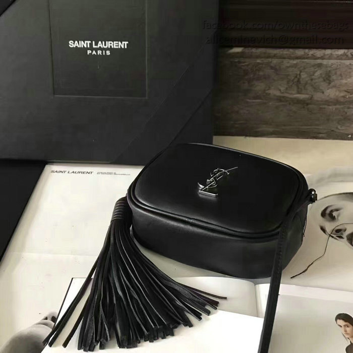 Saint Laurent Monogram Blogger Bag in Black Leather 425317