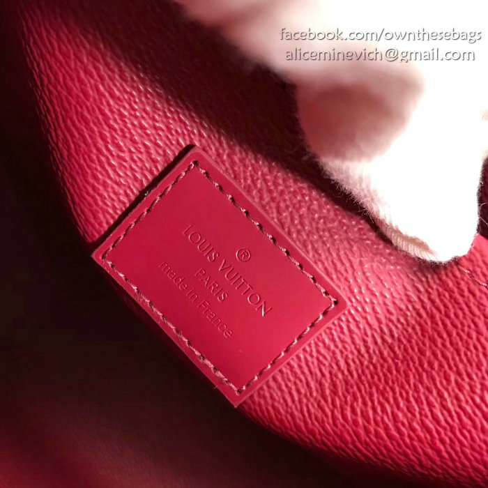 Louis Vuitton Epi Leather Toiletry Pouch 19 Burgundy M41058