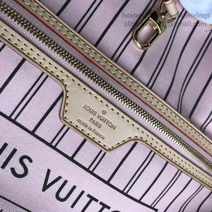 Louis Vuitton Monogram Canvas Neverfull MM Pink M40995