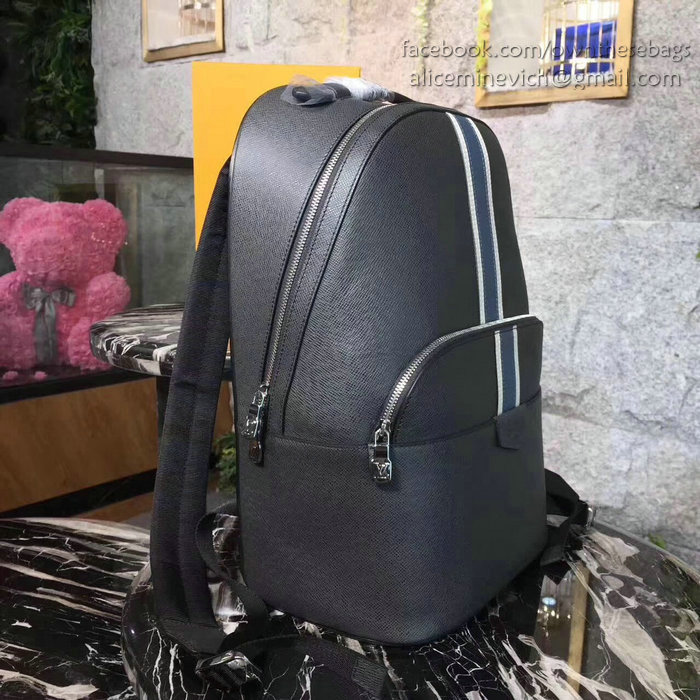 Louis Vuitton Taiga Leather Anton Backpack Ardoise M34405
