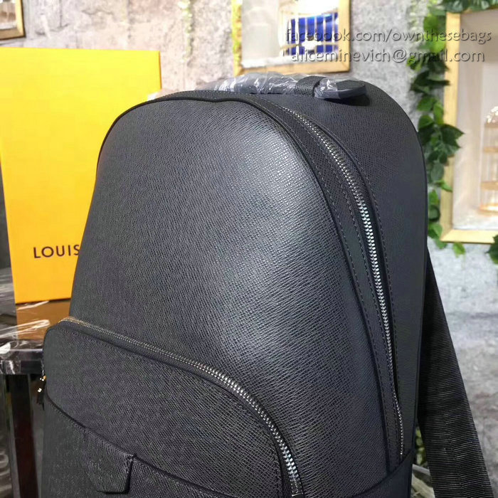 Louis Vuitton Taiga Leather Anton Backpack Black M34403