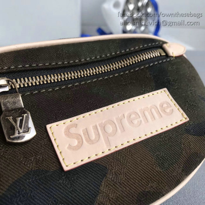 Louis Vuitton X Supreme Belt Bag Camo M44201