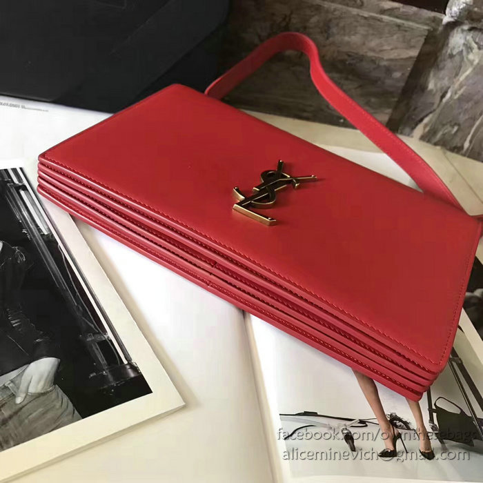 Saint Laurent Medium Dylan Flap Shoulder Bag Red 439047