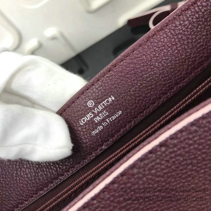 Louis Vuitton Calf leather Lockme II Prune Rose Poudre M50252