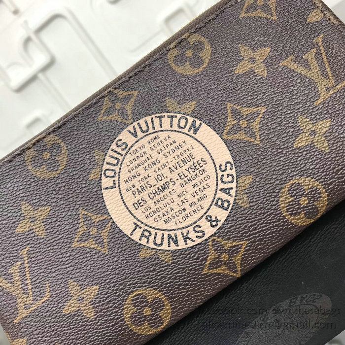 Louis Vuitton Damier Ebene Canvas Complice Wallet Beige N61740