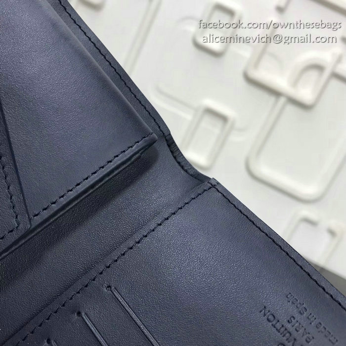 Louis Vuitton Damier Infini Leather Marco Wallet Blue N63334