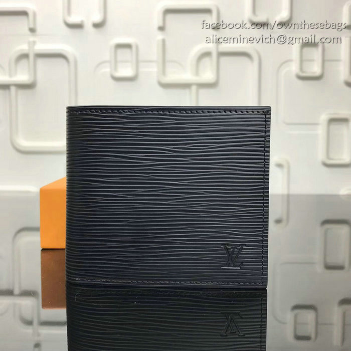 Louis Vuitton Epi Leather Marco Wallet Black M62289