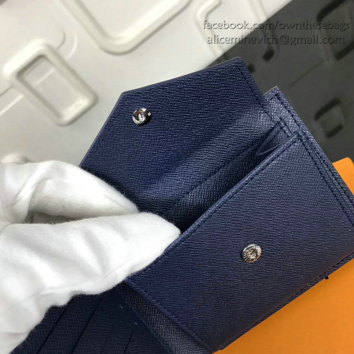 Louis Vuitton Epi Leather Marco Wallet Blue M62289