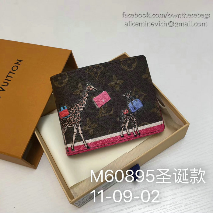 Louis Vuitton Monogram Canvas Stickers Multiple Wallet M60895