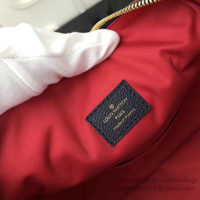Louis Vuitton Monogram Empreinte Ponthieu PM Marine Rouge M43719