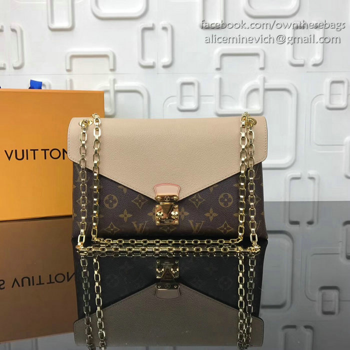 Louis Vuitton Pallas Chain Shoulder Bag Grey M41200