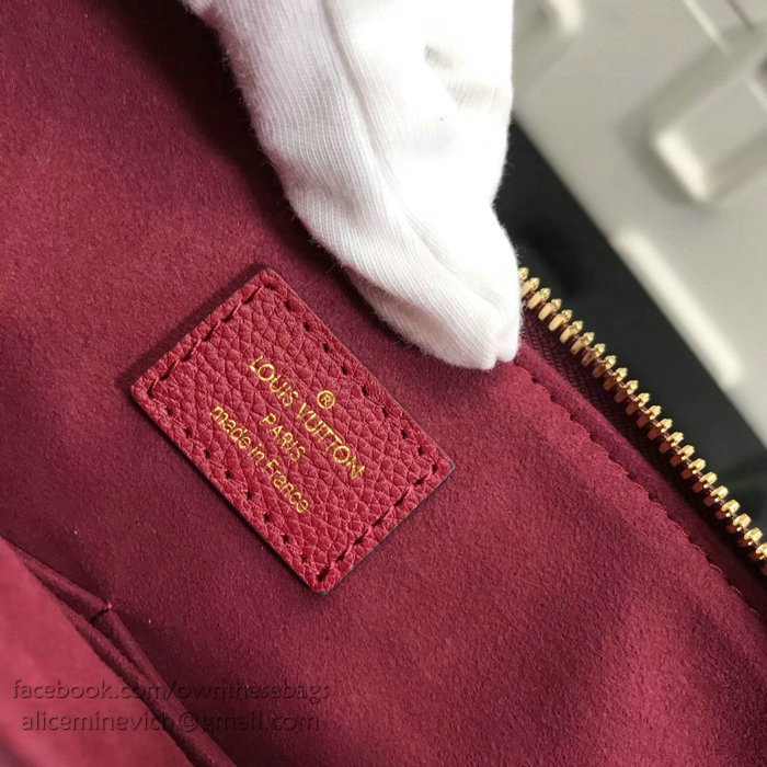 Louis Vuitton Pallas Bag Red M42811