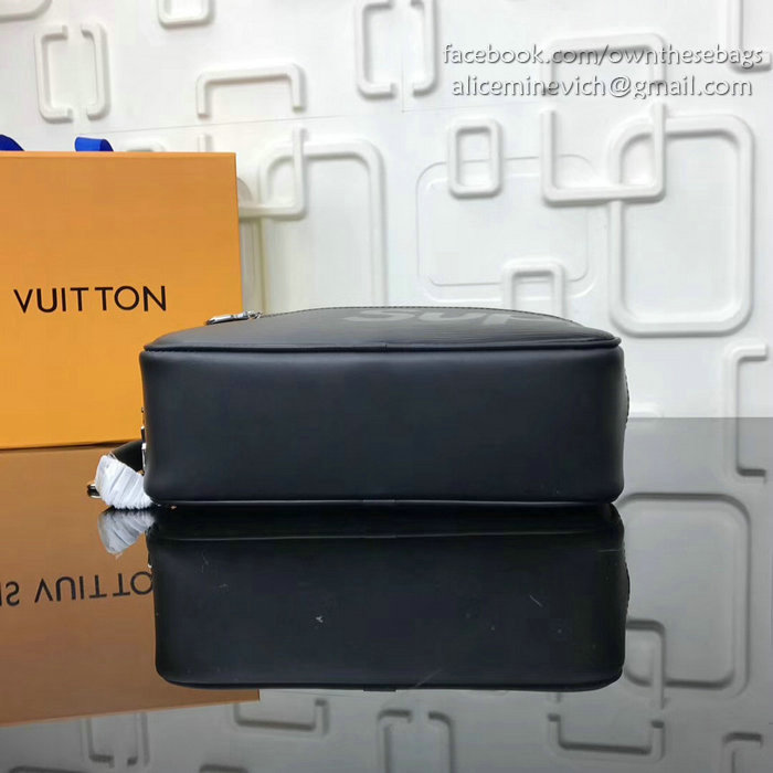 Louis Vuitton Supreme X Clutch Bag Noir M10141