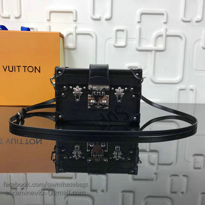 Louis Vuitton Supreme X Petite Malle Black M94219