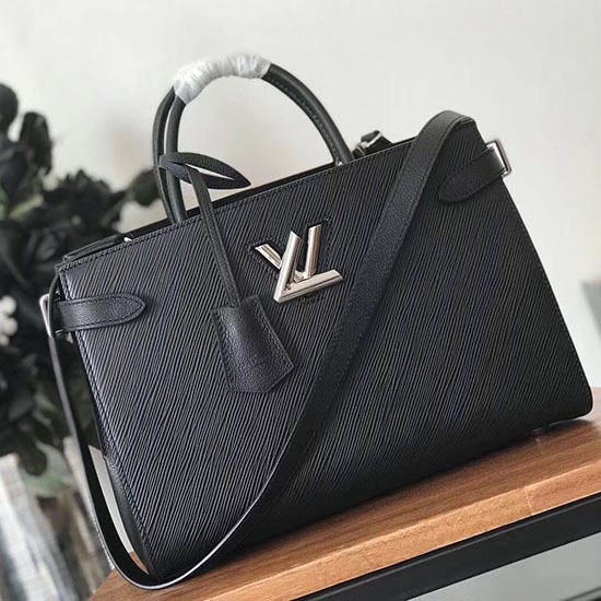 Louis Vuitton Epi Leather Twist Tote Noir M54980