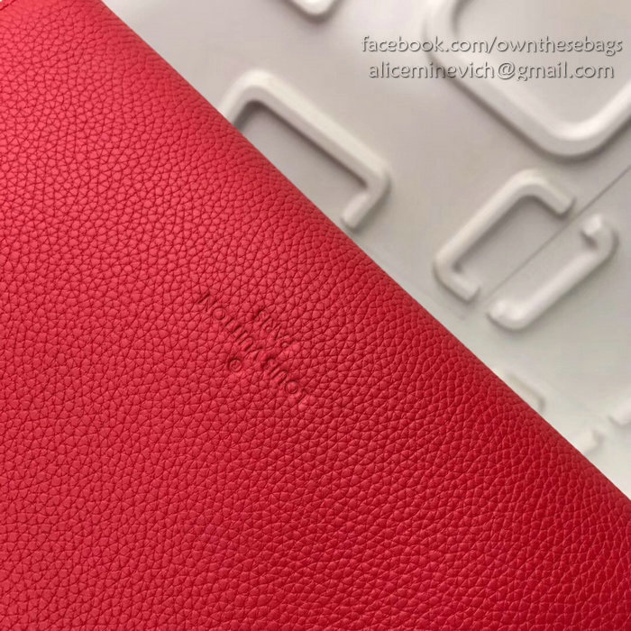 Louis Vuitton Calfskin Freedom Red M54843