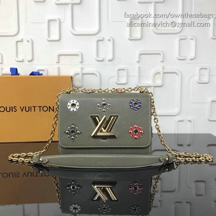 Louis Vuitton Epi Leather Twist MM Green M54217