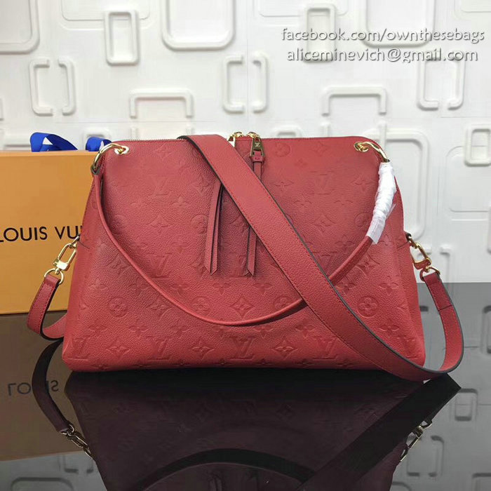 Louis Vuitton Monogram Empreinte Ponthieu PM Red M43719