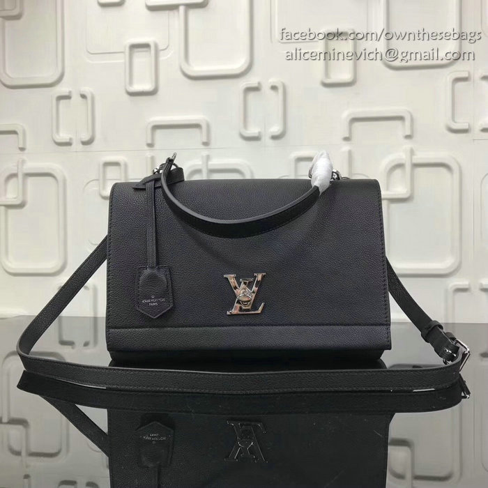 Louis Vuitton Soft Calf Leather LOCKME II Noir M50250