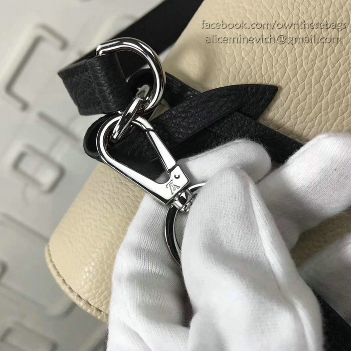 Louis Vuitton Soft Calf Leather LOCKME II Off-white M50250