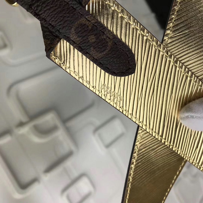 Louis Vuitton Bandouliere Monogram Shoulder Strap Gold J110903