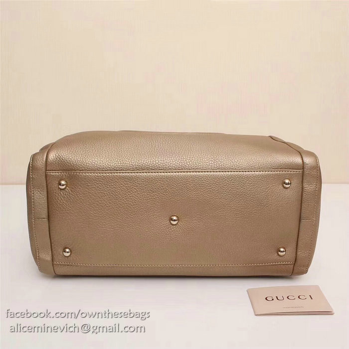 Gucci Soho Leather Medium Tote Bag Gold 282309