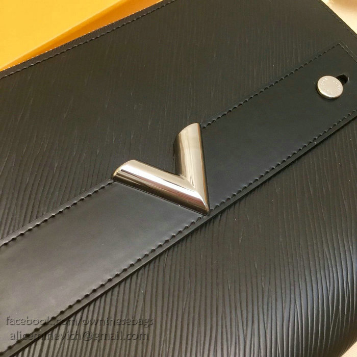 Louis Vuitton Epi Leather Pochette Essential V Black M62092