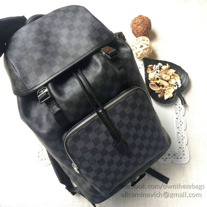 Louis Vuitton Damier Graphite Canvas Zack Backpack N40005