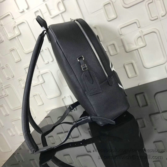 Louis Vuitton Taurillon Leather Armand Backpack Black M53442