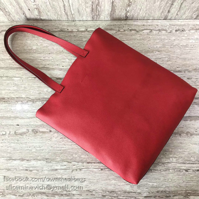 Gucci Calfskin Tote Bag 2018 Collection Red 09018