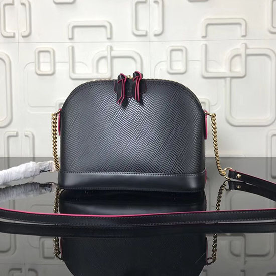 Louis Vuitton Epi Leather Alma BB Black M50321