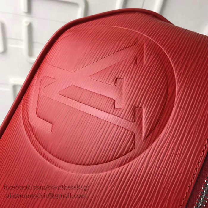 Louis Vuitton Epi Leather Belt Bag Red M51420