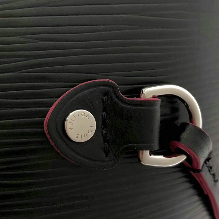 Louis Vuitton Epi Leather Neverfull MM Black M54185