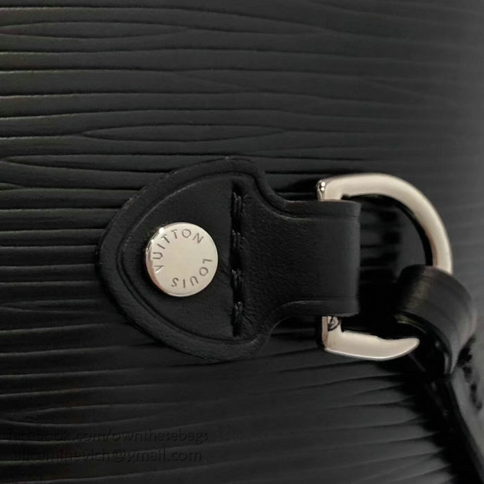 Louis Vuitton Epi Leather Neverfull MM Noir M54185