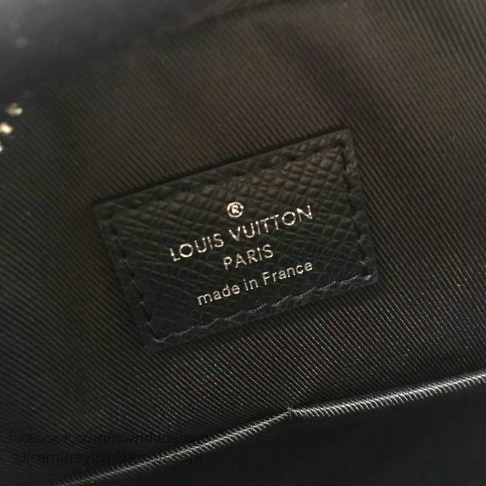 Louis Vuitton Taiga Leather Anton Messenger PM Noir M34408